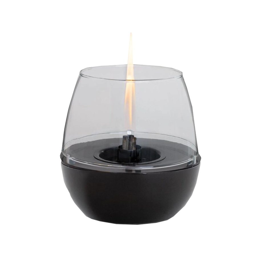 Tenderflame Tischfeuer Tulpe 18 aus Porzellan mit 3 Dochten in Schwarz mit 300 ml Tank - Bild 2