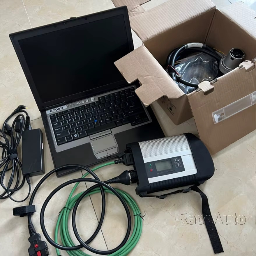 RACEAUTO MB Star SD C4 OBD2-Scanner mit 512GB SSD für Mercedes PKW und LKW zur Diagnose via WLAN und DoIP-Protokoll - Bild 2