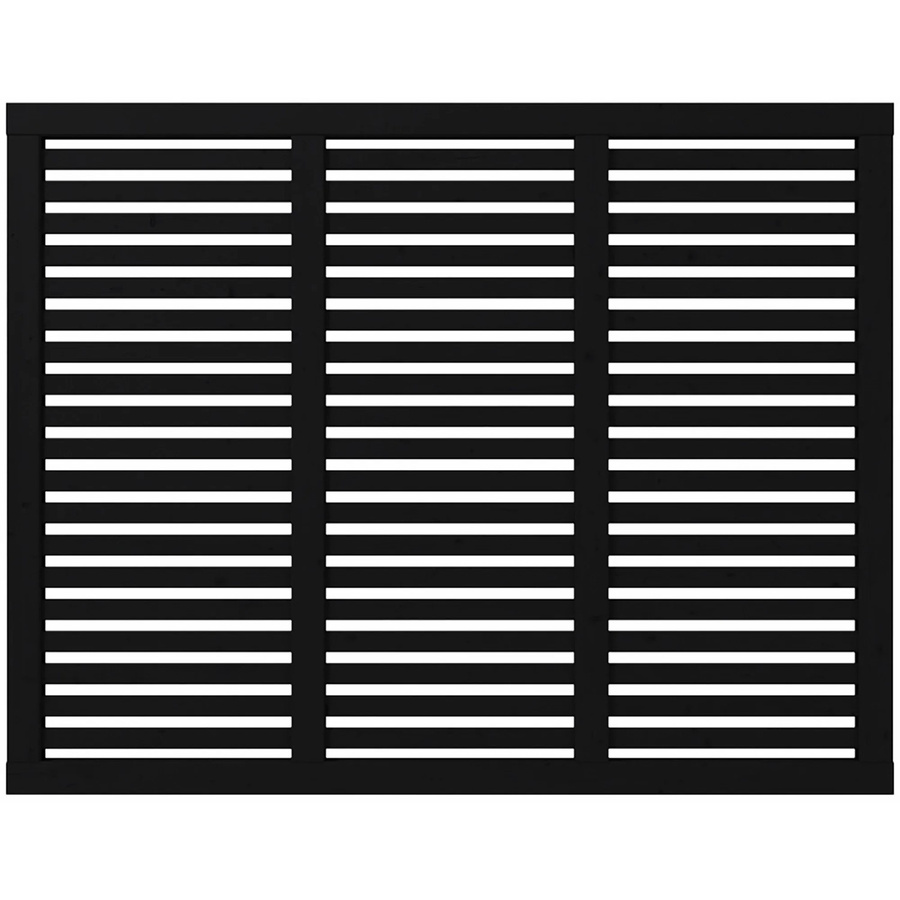 Plus Sichtschutzzaun Harmoni Palisade aus Nadelholz in Schwarz, Höhe: 180 cm, Breite: 140 cm - Bild 2