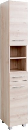 HELD MÖBEL Seitenschrank Portofino in Bunt und Beige, B/H/T: 30 x 180 x 35 cm - Bild 1