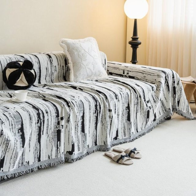 Super Six Sofabezug aus Chenille im skandinavischen Design, B/B: 180 x 130 cm - Bild 1