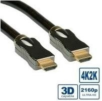 Roline HDMI Ultra HD Kabel mit Ethernet/LAN in Schwarz, Länge: 5,0 m - Bild 2
