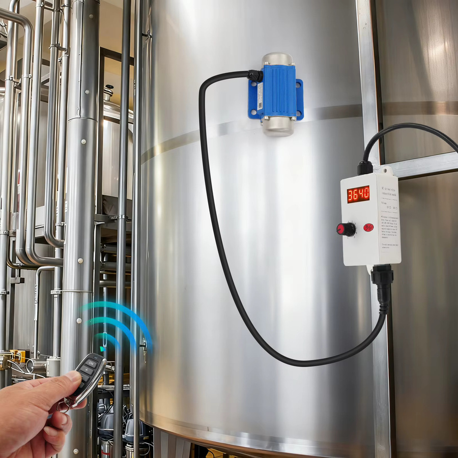 Bymaocar Bürstenloser 9-Gang-Vibrationsmotor mit Fernbedienung, 30 W, 12 V, IP65, 0–7000 U/min für industrielle Anwendungen wie Bergbau, Förderbänder und Lebensmittelsprühgeräte - Bild 6