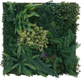 Künstliches Pflanzenwandbild MCW-O93 von MCW in Grün für In- und Outdoor, quadratisch, Breite: 50 cm, Höhe: 50 cm - Bild 1