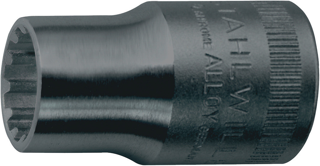Stahlwille Steckschlüsseleinsatz Spline 1/2 Zoll SW 7/16 L 38mm Schwarz - Bild 1