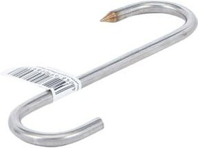 BGS Do it yourself Fleischerhaken aus Edelstahl in Silber, Länge: 120 mm - Bild 1