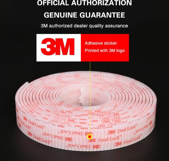 3M Klebeband 3560 doppelseitig transparent mit Pilzkopfschnecke und hochviskoser Klebekraft - Bild 1
