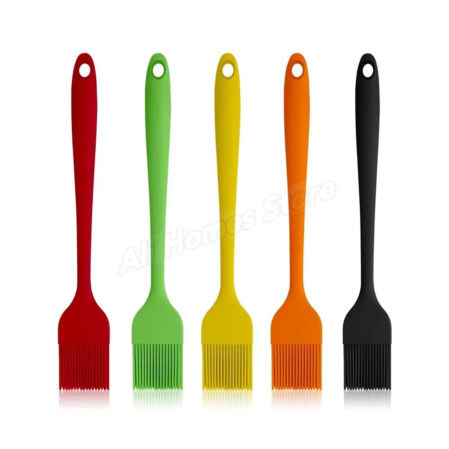 XMSJ Silikon-Küchenpinsel BPA-frei und hochtemperaturbeständig in Grün für BBQ, Grillen und Backen - Bild 3