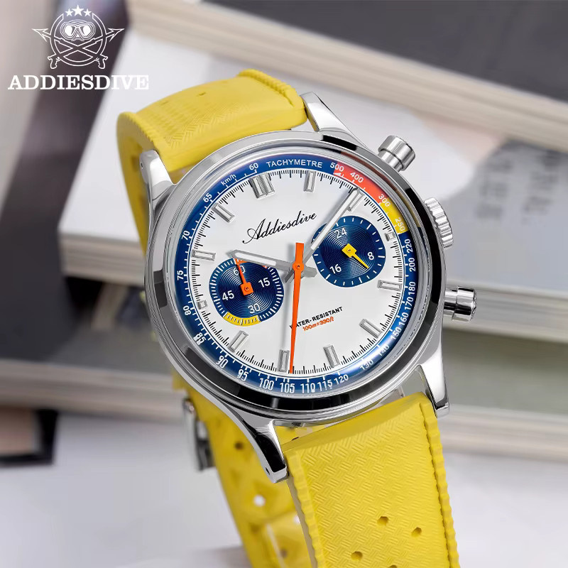 ADDIESDIVE Chronograph, Quarz, Edelstahl, 38 mm, Herren - Bild 4