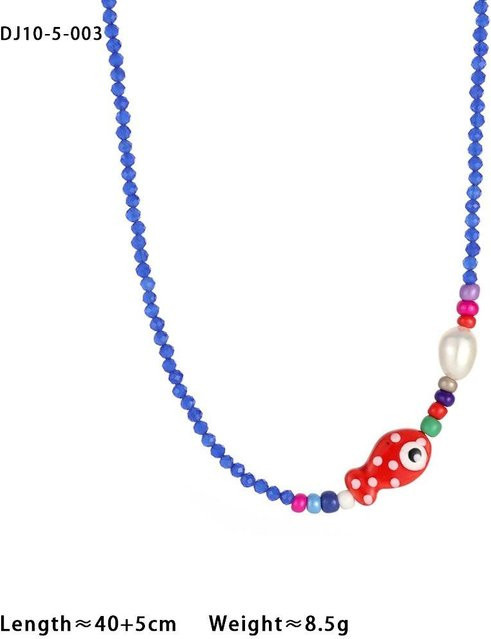 Binchi Outdoor Product Halskette, Perlenkette, Choker, Damen, blau - Bild 1