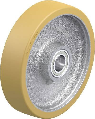 Blickle Schwerlast-Rad GVU 250/35K in Silber und Gelb mit einem Durchmesser von 25 cm und einer Tragfähigkeit von 1250 kg - Bild 1