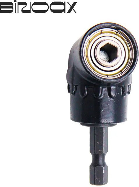 Binoax Bit-Halter mit 105 Grad Winkel als verstellbarer Schraubendreher-Adapter in Silber - Bild 1