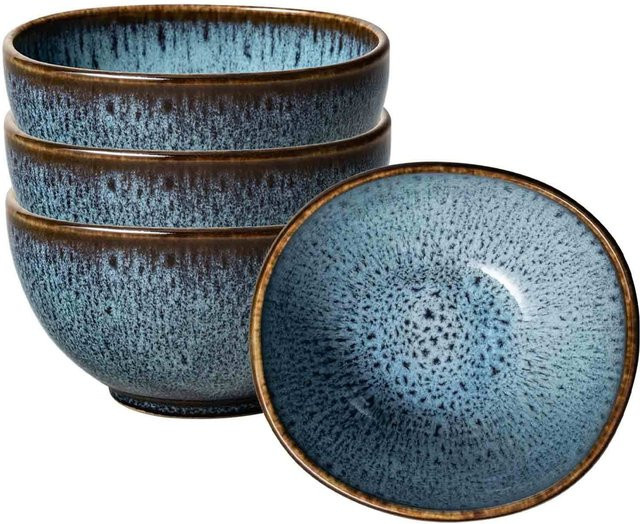 Villeroy & Boch like. Reisbol Lave Geschirr Set, Blau, 4er Set, Durchmesser: 12 cm, Höhe: 11 cm - Bild 1