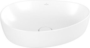 Villeroy & Boch Aufsatzwaschtisch Antao aus Keramik, asymmetrisch, weiß, B: 51 cm, T: 40 cm - Bild 1