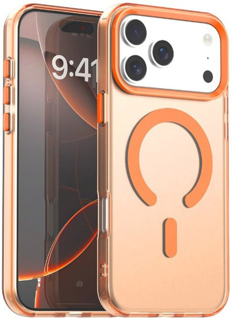 Techsuit CandyCase MagSafe-Hülle für Apple iPhone 17 Pro, Orange - Bild 1