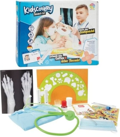 Toi-Toys KIDSCOVERY Experiment Tierarzt-Set XL, Zubehör, ab 4 Jahren