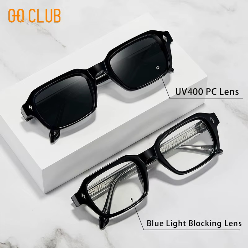 O-Q CLUB Sonnenbrille, Vollrand, Square, Kunststoff, Schwarz, Unisex - Bild 2
