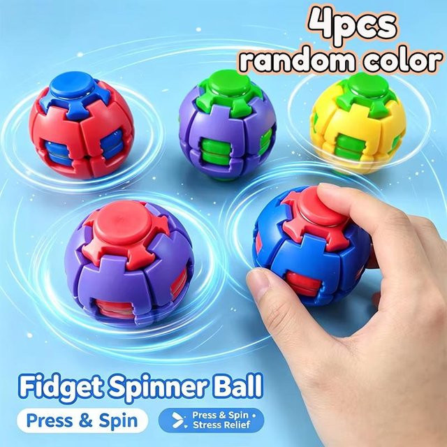Binchi Outdoor Equipment Getriebe Fidget Squishies Ball Dual Press, Stressabbau Spielzeug - Bild 1