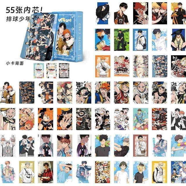 Bandai Haikyuu Laser Mini-Karten, 55 Stück - Bild 1