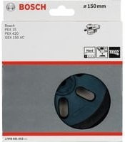 Bosch Schleifteller hart Schwarz Durchmesser: 15 cm für Exzenterschleifer - Bild 1