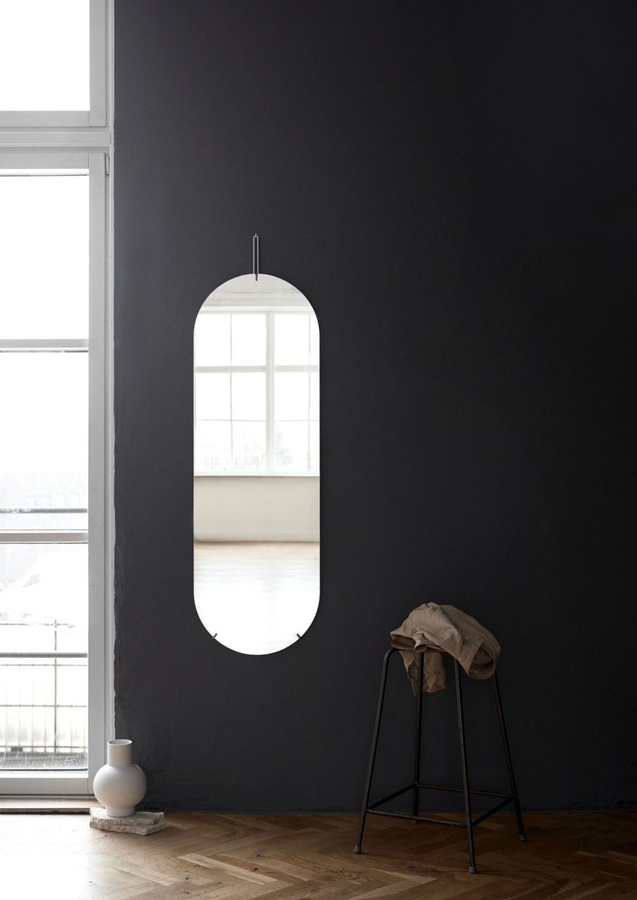 Moebe Wall Mirror Tall Oval Wandspiegel in Schwarz oder Weiß - Bild 2