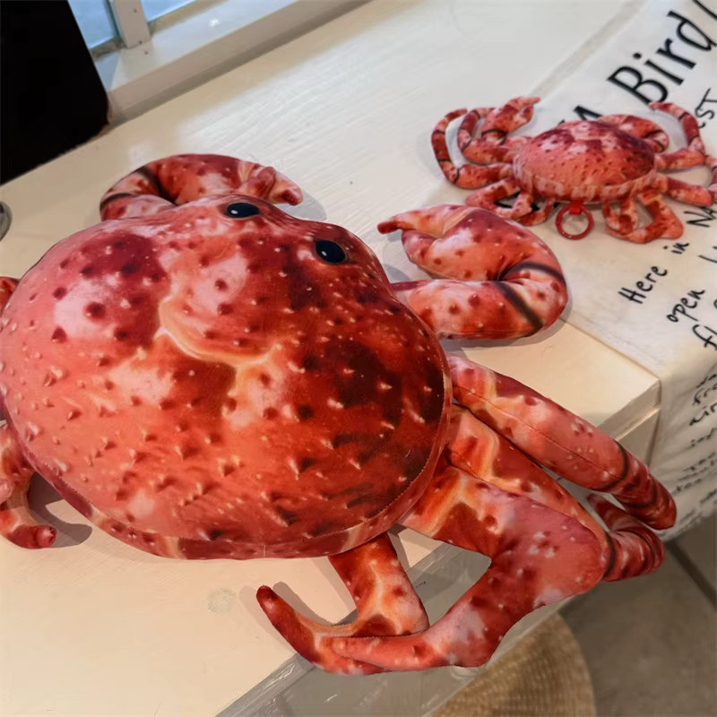 BOOKFONG König Krabbe Plüsch Spielzeug, Meerestiere, Rot - Bild 3