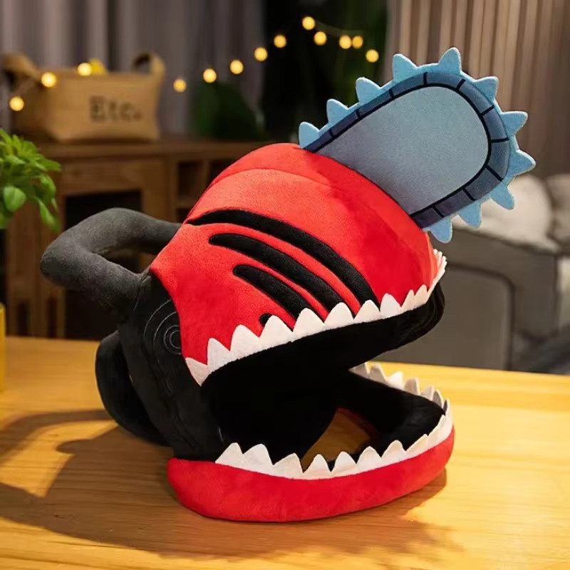 Bandai Chainsaw Man Denji Kopfbedeckung Plüschtier, Stoffpuppe - Bild 6