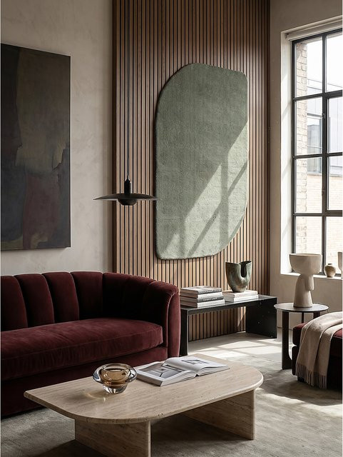 Hochflor Teppich Kadima Design von TIRSO in Waldgrün, B: 160 cm, L: 220 cm - Bild 1