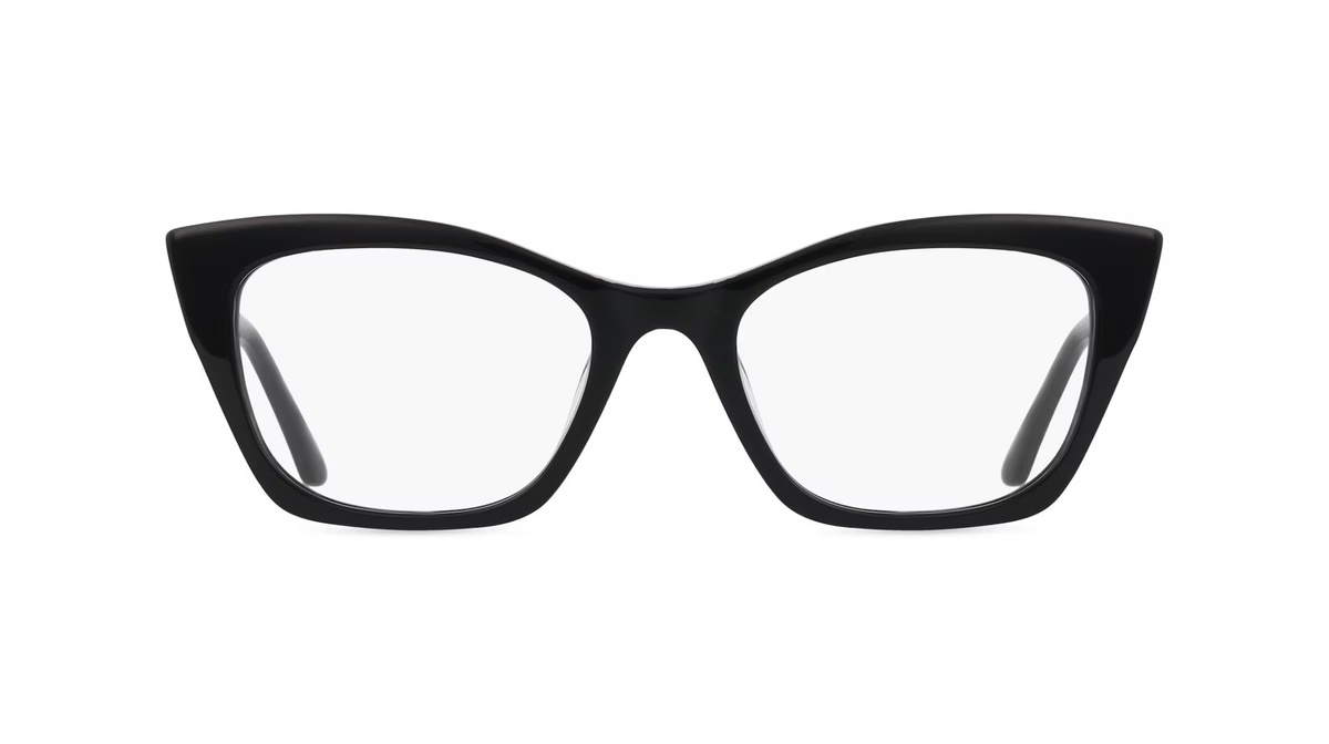 Karl Lagerfeld KL6134 Korrektionsbrille, Vollrand, Butterfly, Acetat, Unisex, Schwarz - Bild 1