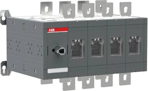 ABB Lastumschalter OT800E04C 800A 1000V in Schwarz und Grau - Bild 1