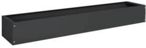 Hager FZ646A Universeller Schrank Sockel für FR+FS in Schwarz, B: 20,0 cm, T: 155,0 cm, H: 27,5 cm - Bild 1