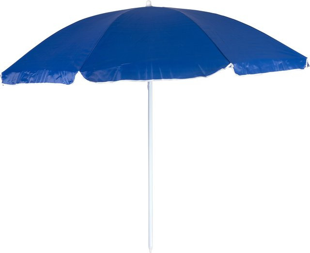 Sonnenschirm Genialo in Blau und Weiß - Bild 1