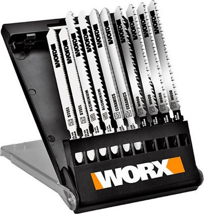 Worx PowerShare Stichsägeblätter HCS/HSS aus Edelstahl in Grau und Multicolour - Bild 1