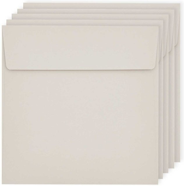 Rico Design Paper Poetry Luxury Umschläge Quadratisch Hellgrau - Bild 1