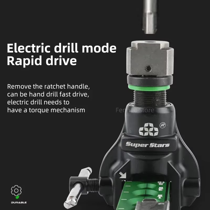 DSZH Doppelzweck Kupferrohr-Expander Set ST-806FT-L mit Taschenlampe für Klimaanlagen und Messing-Werkzeuge - Bild 4