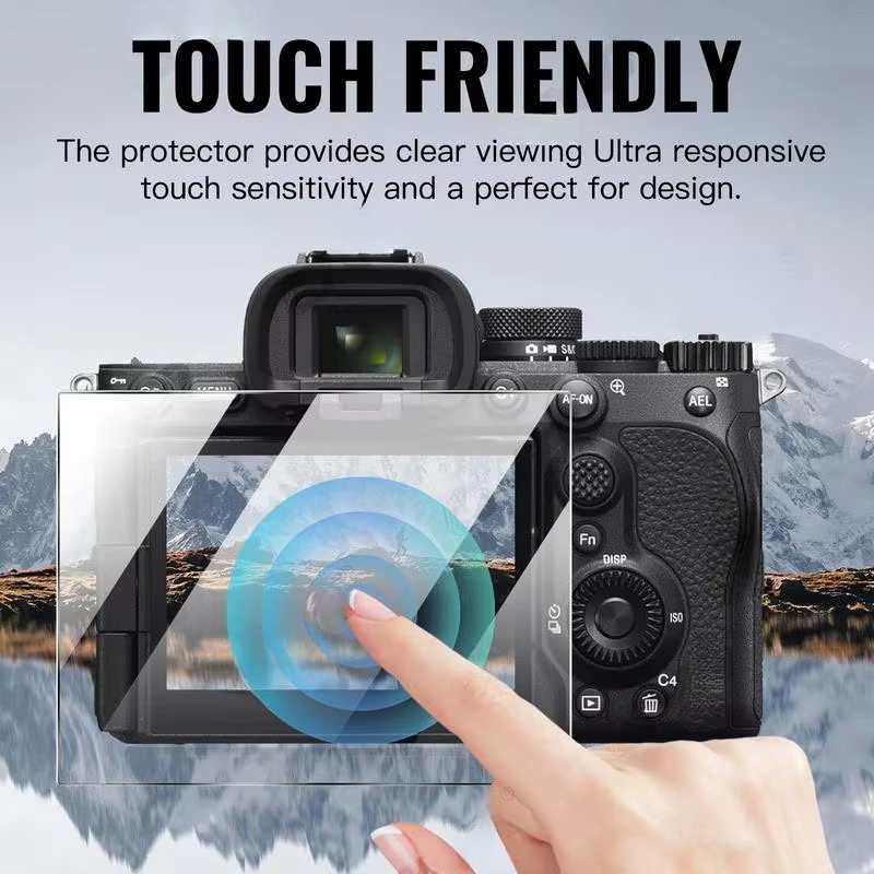 PULUZ Displayschutzfolie aus gehärtetem Glas für Sony Alpha 7 V ILCE-7M5, transparent, kratzfest und anti-fingerabdruck - Bild 4