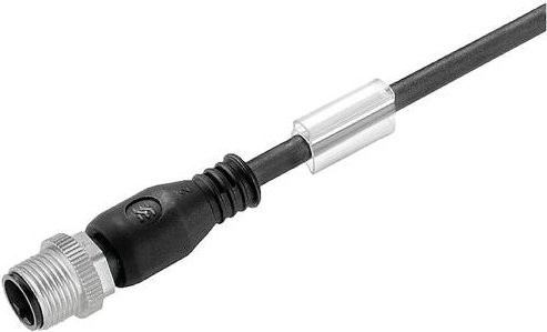 Weidmüller Sensor-Aktor-Steckverbinder M12 Stecker, 4-polig, schwarz, Länge: 15,00 m - Bild 1