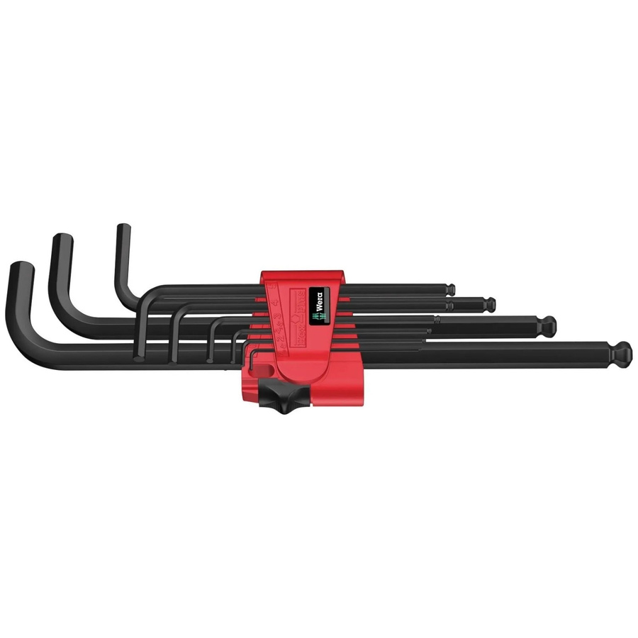 Wera Winkelschlüsselsatz 950 PKL/9 BM N Hex Plus 6 metrisch Black Laser, 9-teilig, Schwarz - Bild 2