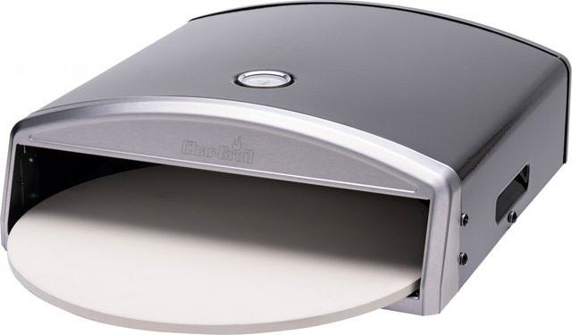 Char-Broil Pizzaofen Aufsatz für Gasgrills mit Pizzastein in Schwarz, B/T/H: 42,2 x 41,0 x 14,5 cm - Bild 3