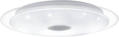 Eglo Wand- und Deckenleuchte LANCIANO 1 aus Stahl in Weiss mit dimmbarer LED und CCT-Funktion - Bild 1