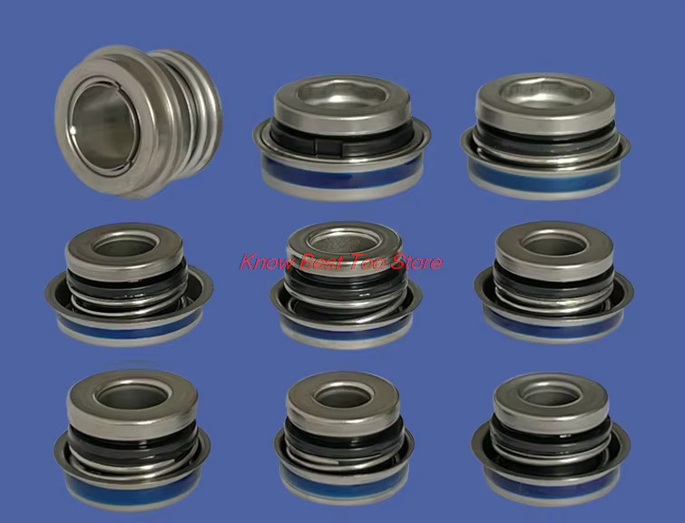 HAOYUNMA Einzelwasserpumpendichtung mit Einzelspiralfeder für mechanische Welle, Farbe: Silber - Bild 3