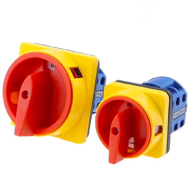 LW26GS CA10 4-poliger Trennschalter OFF-ON Drehnockenschalter mit Vorhängeschloss-Funktion, 20 A und 25 A, Multicolor, B/H: 64 x 64 mm, Einbaumaß: 48 x 48 mm - Bild 6