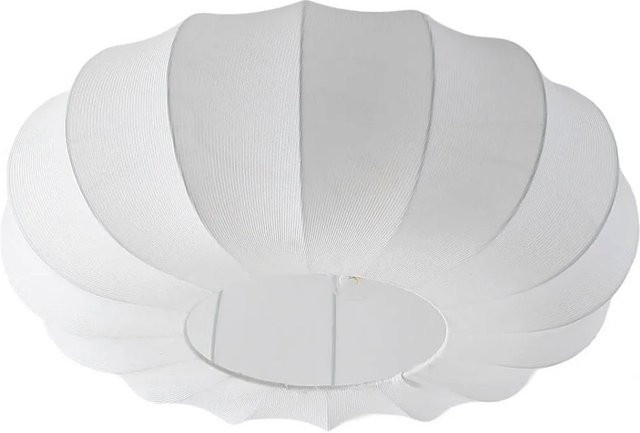 Lindby Deckenlampe Helin Skandinavisch, 3-flammig, Weiß, Textil, E27 - Bild 1