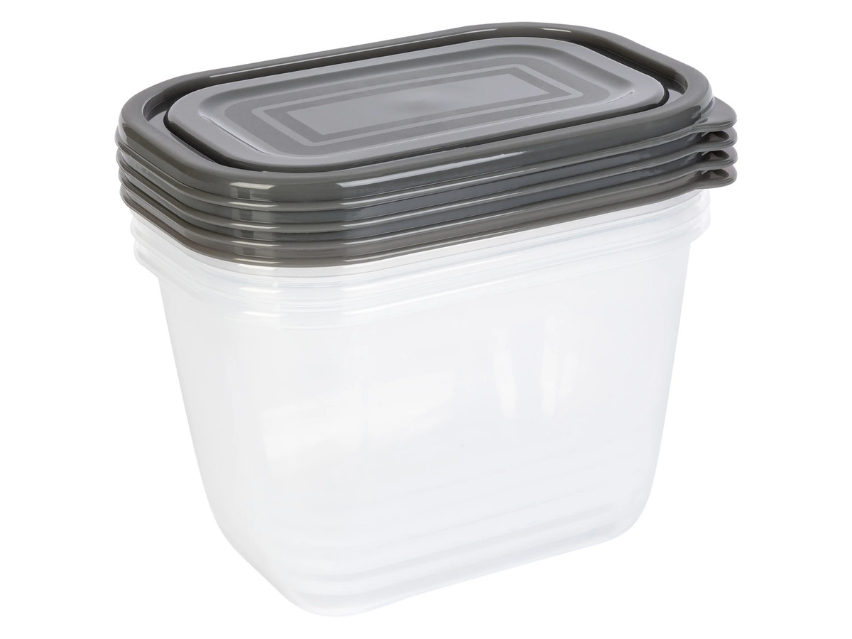 LIVARNO HOME Kühlschrankdosen-Set, transparent, 1,0 l - Bild 2