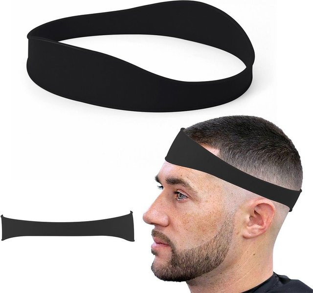 Xuulu6633 Haarschneideführung Nackenlinie Rasurschablone, schwarz, Unisex - Bild 1