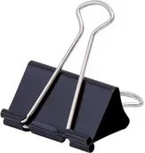 Soennecken Foldbackklemmer aus Metall in Schwarz - Bild 1