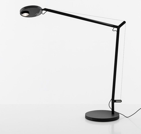 Artemide Demetra Professional LED-Schreibtischleuchte in Schwarz matt mit dimmbarer warmweißer Beleuchtung (3000K)
