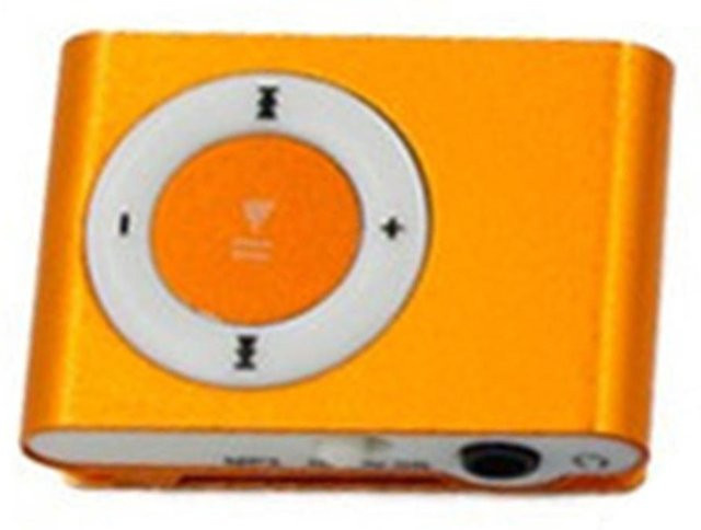 Tragbarer Mini-USB-MP3-Player von Honor Electronics, wasserdicht und kompakt für Sport, Farbe: Orange - Bild 1