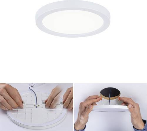 Paulmann AREO VariFit LED-Einbaupanel rund, 6,5W, 4000K, IP44, Weiß, Kunststoff - Bild 1
