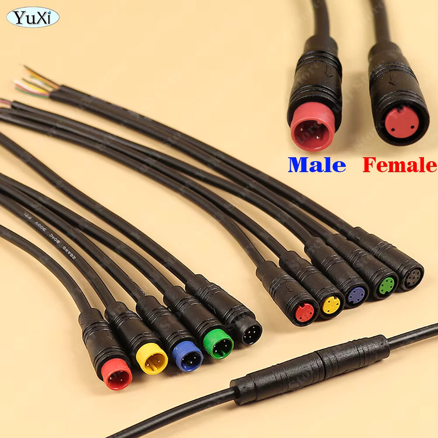 YuXi M8 Core Buchse-Stecker Set Wasserdichte Elektro-Ebike-Verbinder für Signalsensoren und Roller-Kabel - Bild 2